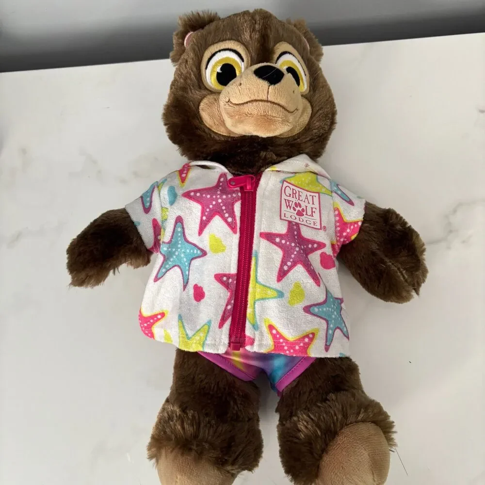 Great Wolf Lodge BAB Build a Bear Lot + Straw Tumbler Brinley Violet Outfits